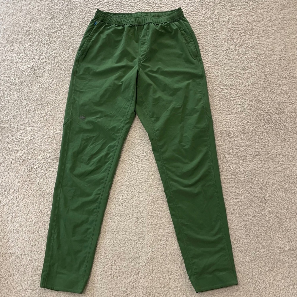 Janji Transit Tech Pant Mens Small Green Recycled Performance Running Hiking